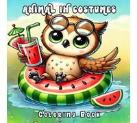 Animal in Costumes Coloring book: A Delightful Collection of Animals in Playful Costumes