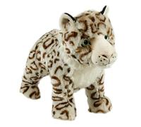 Animal Instincts Snow Mates Sophia Snow Leopard, peluche morbido che squilla, giocattolo per cani da masticare - piccolo
