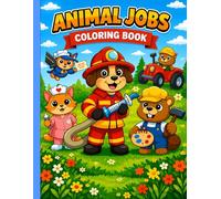 Animal Jobs Coloring Book