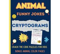 Animal Jokes Cryptogram Puzzles for Kids