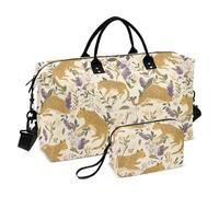 Animal Jungle Leopard Decorative Duffel Bags Palestra Sport Carry con Cinghia Regolabile per Yoga Pieghevole Bolsa de Mano para ropa de