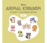 Animal Kingdom: A comfy and relaxing Coloring Book for All Ages: Easy-to-Color Animals with Large Areas and Bold Outlines - Perfect for Stress Relief and Mindfulness