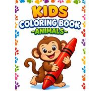 "Animal Kingdom: A Fun Colouring Book for Kids Aged 3 to 6"