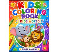 Animal Kingdom: A Fun Colouring Book for Kids Aged 3 to 6