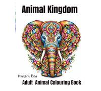 Animal Kingdom Adult Colouring In Book of Animals