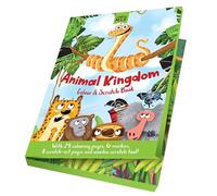 Animal Kingdom Color and Scratch Book: Color and Scratch Book