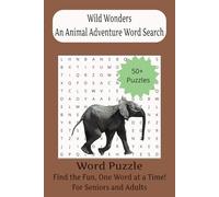 Animal Kingdom Word Search Puzzle Book: Word Searches Featuring Wild Animals, Birds, Marine Life, and More | 6x9 inches, 110 pages |