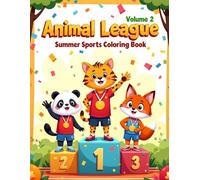 Animal League - Vol 2 Summer Sports Coloring Book