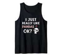 Animal Lover I Really Like Pandas Panda Lover Canotta