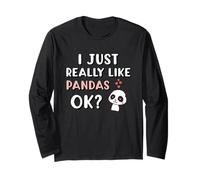 Animal Lover I Really Like Pandas Panda Lover Maglia a Manica