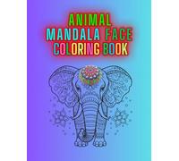 Animal Mandala Face Coloring Book