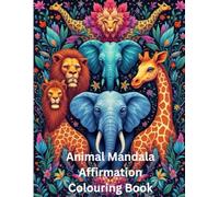Animal Mandala positive affirmation coloring book