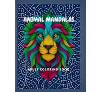 animal mandalas: adult coloring book