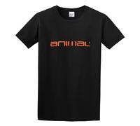 Animal Marrly Dark Grigio Marl Men's T-Shirt Unisex Black Cotton Hip Hop Print Tee Shirts S