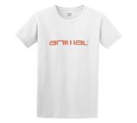Animal Marrly Dark Grigio Marl Men's T-Shirt Unisex White Cotton Hip Hop Print Tee Shirts S