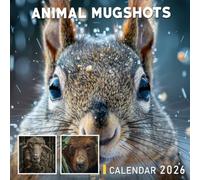 Animal Mugshots Calendar 2026: A Comical Lineup of Nature’s Most Mischievous Faces