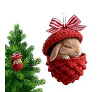 Animal Ornament - Animal Pendant For Christmas Tree, 2d Festive Rustic | Acrylic Animals Pendant Decor For Christmas Fors Mantel Windowsill Wall Living Room Bedroom Cafe Restaurant Party