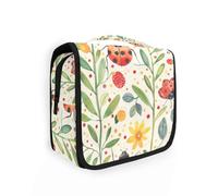 Animal Painting Lady Bug Leavravel bag con appeso con gancio appeso Borse cosmetiche impermeabili Verticale Free-Standing