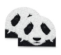 Animal Panda Stampa Nero Bianco Acrilico Portatovaglioli Oro per Picnic Bar Rustico freestanding Tavolo Dispenser Tovagliolo Decorazione Domestica
