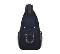 Animal Panther - Borsa a tracolla con motivo pantera nera, borsa a tracolla da viaggio, escursionismo, per donne e uomini, nero, Taglia unica