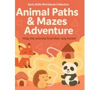 Animal Paths & Mazes Adventure: Tracing and maze fun for preschool kids!