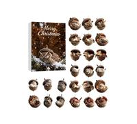 Animal Pendant Countdown Calendars - 24 Day Flat Acrylic for Holiday Fun | Countdown Calendars with Cute Animal Pendant, Perfect for Family, Friends, Adults, Teens, Tree, Window, Wall, Door, Mantel