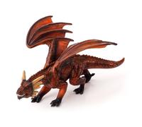 ANIMAL PLANET Fantasy Fire Dragon with Articulated Jaw Toy Figure, Multi-colour