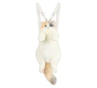 Animal Plush Backpack - Handmade Cat plushee, Calico Shape Toy, Soft Carrying Backpack, Cute School Accessory, Lightweight Travel Bag, Cozys Animal Shoulder Bag | Regalo di compleanno per bambini