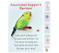 Animal Pocket Hug - Biglietti di incoraggiamento portatili - Set di 6 biglietti di auguri ispiratori, figure in resina, supporto emotivo per amici