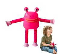 Animal Pop Tubes, Frog Sensory Toys, 5.51x1.57in Telescopic Suction Cups, Fidget Play Tool Educational, Authentic & Safe Material for Toddler, Boys, Girls, Classroom