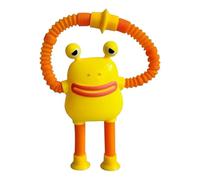 Animal Pop Tubes, Frog Sensory Toys, 5.51x1.57in Telescopic Suction Cups, Fidget Play Tool Educational, Authentic & Safe Material for Toddler, Boys, Girls, Classroom