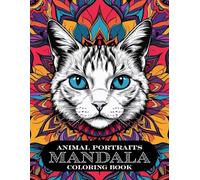 Animal Portraits MANDALA Coloring Book: | Beautiful & Intricate Animal Faces for Relaxation and Mindfulness |