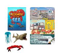 ANIMAL PREDATORS LEGENDS OF THE SEA COLLEZIONALI TUTTI + RIVISTA