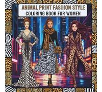 Animal Print Fashion Style Coloring Book for Women