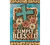 Animal Print Simply Blessed: Blank 120 Page Lined Journal/Notebook/Poetry/Lyric Book