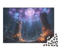 Animal Puzzle 1000 Pezzi Carta Spessa Dettagliato Per Adultidifficil Non Tossico Underwater Animals Per Famiglie Regalo Natale 70x50cm/1000pcs