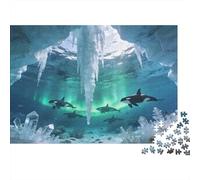 Animal Puzzle 1000 Pezzi Carta Spessa Dettagliato Per Adultidifficil Non Tossico Underwater Animals Decorativi Per Casa Idea Regalo 70x50cm/1000pcs