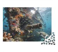 Animal Puzzle 1000 Pezzi Carta Spessa Dettagliato Per Adultidifficil Sfida Underwater Animals Per Famiglie Regalo 70x50cm/1000pcs