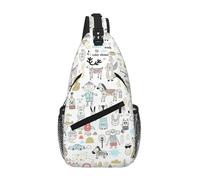 Animal Rabbit Fox Dee Crossbody Sling Bag Crossbody Spalla Borsa a tracolla Tracolla Tracolla Vita Fanny Pack Uomini Donne