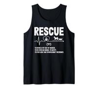 Animal Rescue Heartbeat Shelter Aiuta L'Amore Canotta