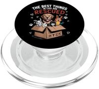 Animal Rescue Volunteer Dog Cat Pet Bird Rescuer Costume PopSockets PopGrip per MagSafe