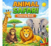 Animal Safari Coloring Book for Kids