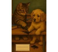 Animal School Friends - Lined Practice Notebook for Kids | Learn Letters and Numbers with Cute Animal Illustrations: 72 structured pages with ... skills | Perfect for children aged 4 and up