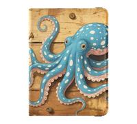 Animal Sea on Legno Passaporto Titolare Della Copertura Della Copertura Del Raccoglitore Impermeabile Soldi & Carte per Le Donne Viaggio