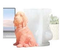 Animal Shaped Soap Molds - Silicone Casting Molds | Epoxy Resin Moulds | Reusable Plaster Moulds for Wedding Home Table Decor, 3D Cat Dog Candle Making Supplies, Silicone Mold for Festive Ornaments
