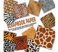 Animal Skin Pattern - Scrapbook Paper for Cut Out and Collage, Junk Journals & Crafts: Pelt and Hide Themed Decorative Paper for Mixed Media (Card ... Origami & DIY Scrapbooking Elements)