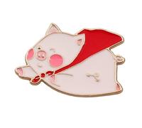 Animal Spilla Pin Cartone Animato Revers Pin Abbigliamento Gioielli Papillon Maiale Spilla Adatto Per Il Giornaliero Vestiti Partito Volante Maiale, Taglia unica, come descritto