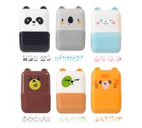 Animal Stamps, Kids Art Projects Animal Roller Stamp, 6 Pieces Cute Cartoon Educational Learning Painting Toys for Children, Preschool, Classroom, Home, Daycare, Playroom