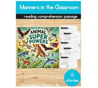 Animal Superpowers Reading Comprehension - 12 Story Set for Kids: 12 Fascinating Stories on the Extraordinary Abilities of Animals for Young Readers