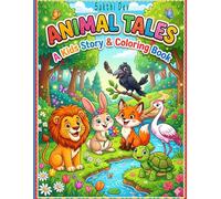 Animal Tales: A Kids story & coloring book